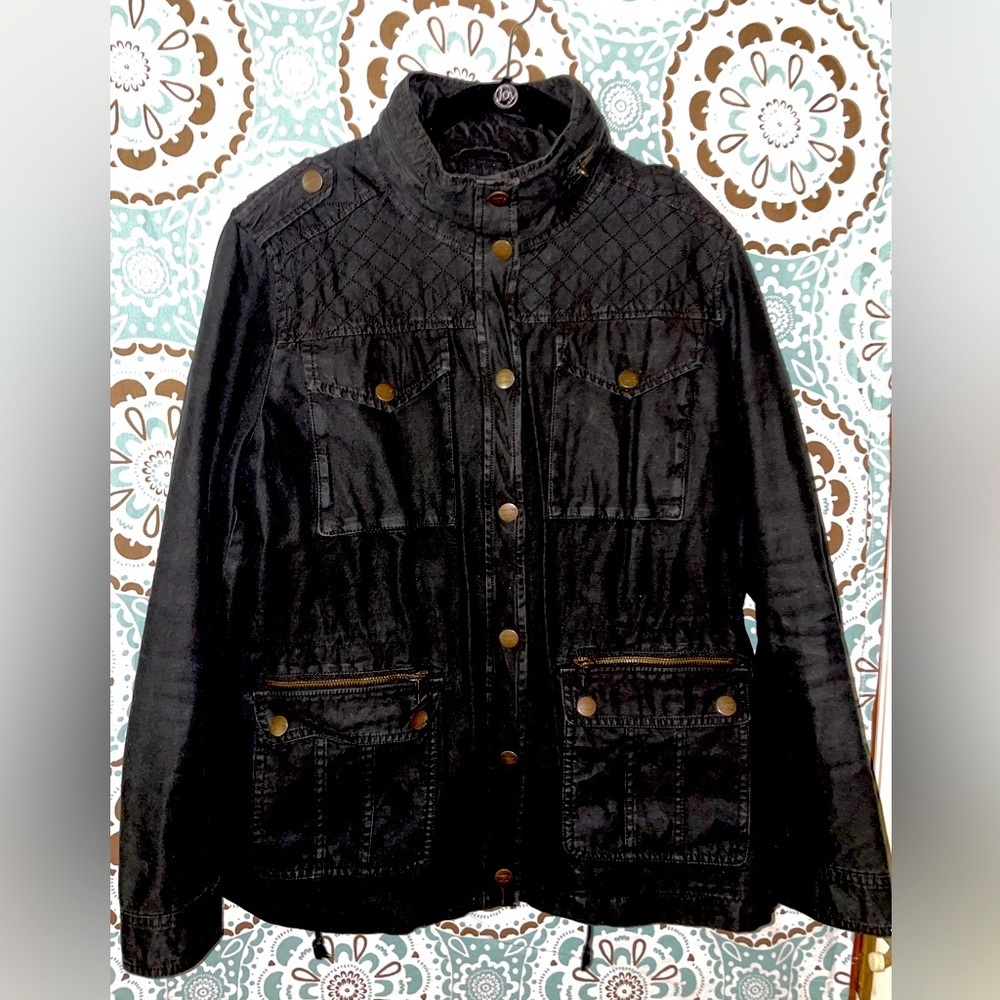 Levi’s Denim black coat women’s large